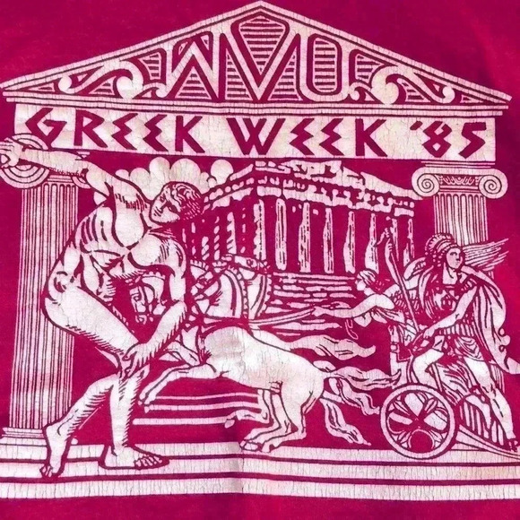 Fan’s Choice University of Nebraska Greek Week 1985 T-Shirt Tee - Picture 3 of 6
